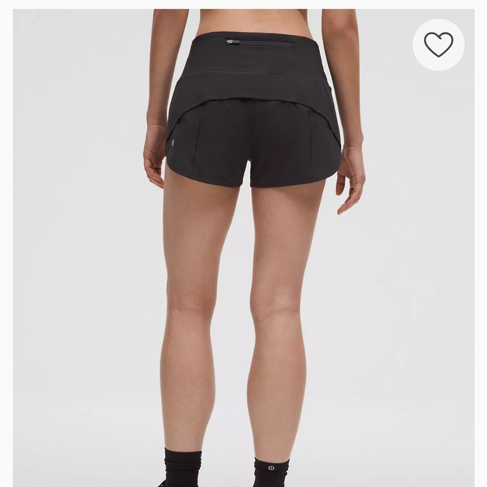 Lululemon Speed Up High-Rise Lined Short Black 10